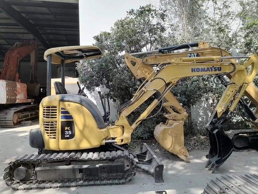 KOMATSU 水力シリンダー 中古 ミニ掘削機 PC35 3.5 トン クローラー掘削機