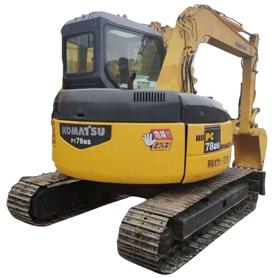 KOMATSU PC78US 高度な水力システム付きの掘削機 100% 準備済み 優れた状態
