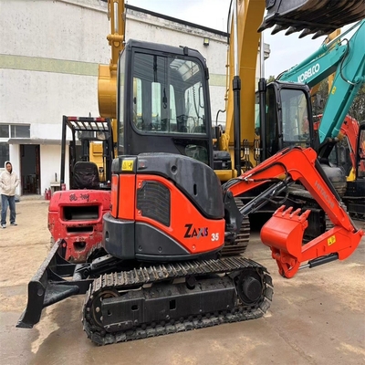 原始水力ポンプ付きの二手ヒタチZX35掘削機