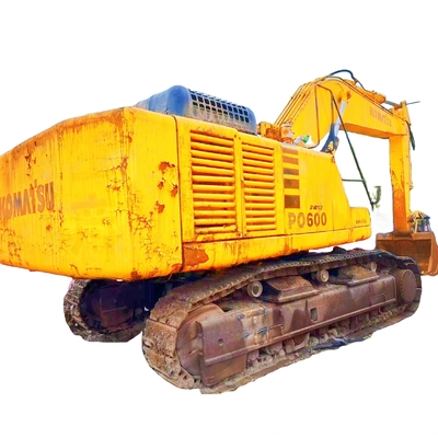 中古のKOMATSU PC600 掘削機 労働時間が少ない状態