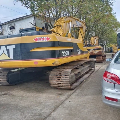 中古キャット320B 掘削機 カタピラー 元の色で土を移動する機械