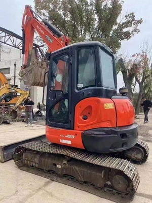 6トン KUBOTA KX163 低労働時間とオリジナルの日本水力ポンプの掘削機