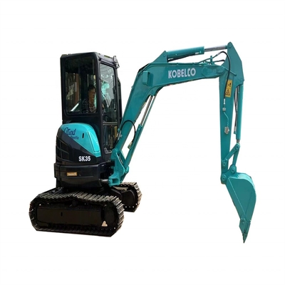 良い状態で 3.5TON 稼働重量を持つ Kobelco SK35 水力クローラー掘削機
