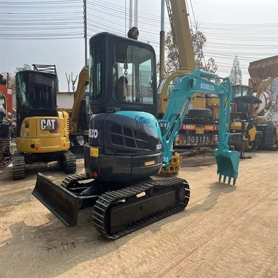 良い状態で 3.5TON 稼働重量を持つ Kobelco SK35 水力クローラー掘削機