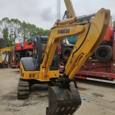 原始日本エンジンと他の水力ポンプ付きのKOMATSU PC55MRクローラー掘削機