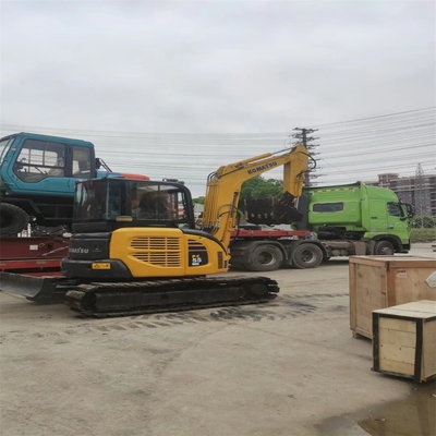 原始日本エンジンと他の水力ポンプ付きのKOMATSU PC55MRクローラー掘削機