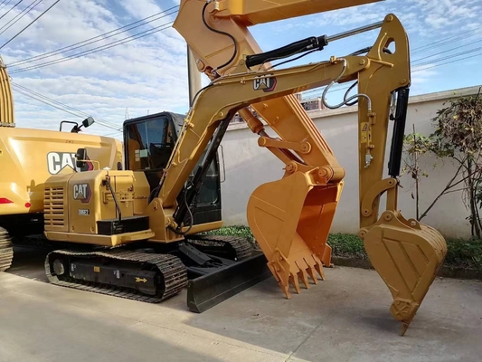 オリジナル CAT 306E2 ミニ掘削機 6 トン 低作業時間 水力クローラー掘削機