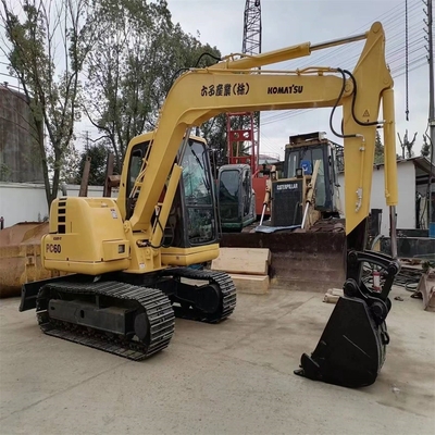 40KW KOMATSU PC60 掘削機 オリジナルデザイン 建設現場の良い状態