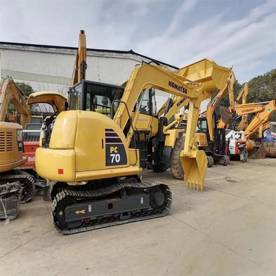 日本製 コマツシ 中古掘削機 7トン コマツシ PC70 掘削機 重量 7000 kg