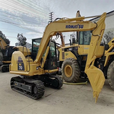 日本製 コマツシ 中古掘削機 7トン コマツシ PC70 掘削機 重量 7000 kg