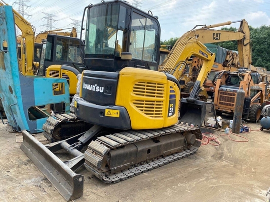 KOMATSU PC55 クローラー掘削機 5.5トンのミニ掘削機 日本原装と水力弁