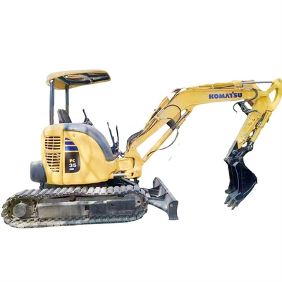元の色使用 KOMATSU PC35 クローラー掘削機 多機能 3500 KG 高品質