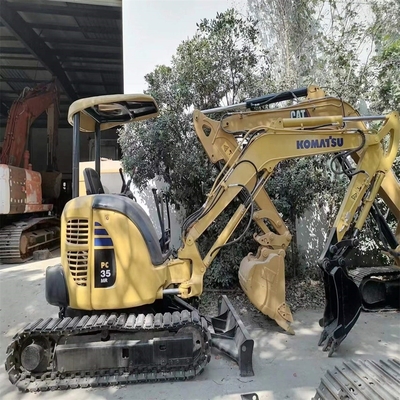 元の色使用 KOMATSU PC35 クローラー掘削機 多機能 3500 KG 高品質