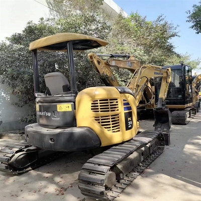元の色使用 KOMATSU PC35 クローラー掘削機 多機能 3500 KG 高品質