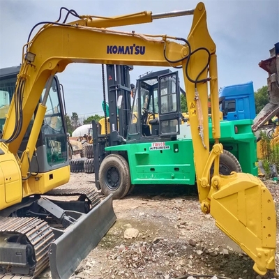 使用済み KOMATSU PC78US 7 トン小型水力クローラー掘削機 良好な状態