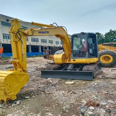 使用済み KOMATSU PC78US 7 トン小型水力クローラー掘削機 良好な状態