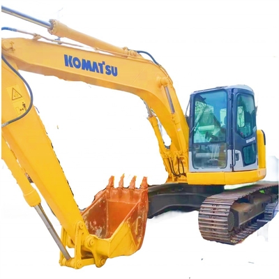 中古のコマツー PC128US 掘削機 建物の原色
