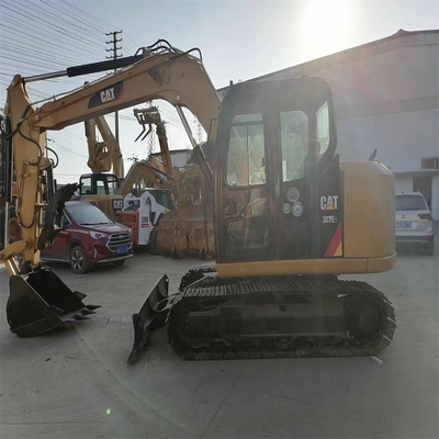 7トンの古着キャット307E2掘削機 状態が良好で日本原産