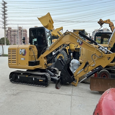 小型6トンの古用掘削機 CAT 306E2 水力クローラー掘削機 稼働重量6TON