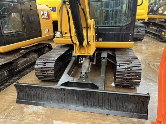CAT 306E 7トンの中古ミニ掘削機 労働時間と性能が低い