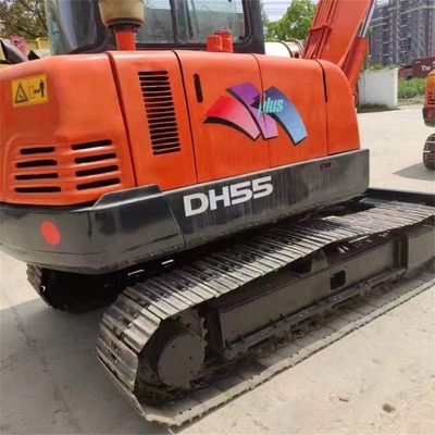 元のDoosan DH55掘削機 0.3M3バケット容量と5.5TONの作業重量