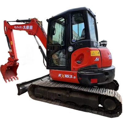 日本 オリジナル KUBOTA KX163 ミニ 掘削機 6トン クローラー 建設機械 ストック