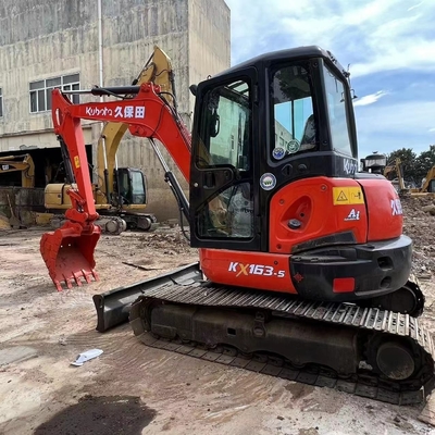 日本 オリジナル KUBOTA KX163 ミニ 掘削機 6トン クローラー 建設機械 ストック