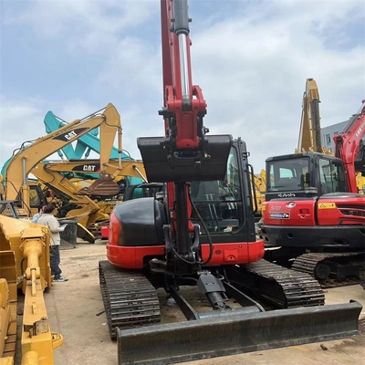 元の色 古本ミニ掘削機 KX163 6トンの日本製古掘削機