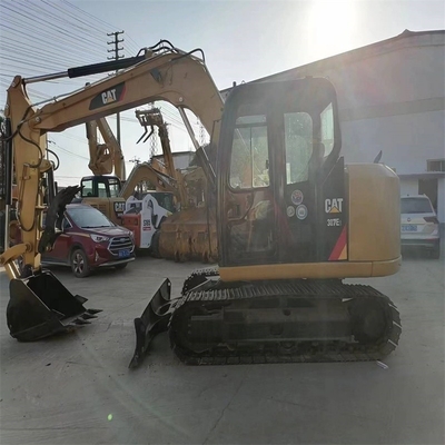 中古の CAT307e2 掘削機 クローラー 掘削機 オリジナル色 状態良好