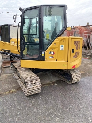 中古のキャット306 クローラール 掘削機 0.22m3のバケツ容量