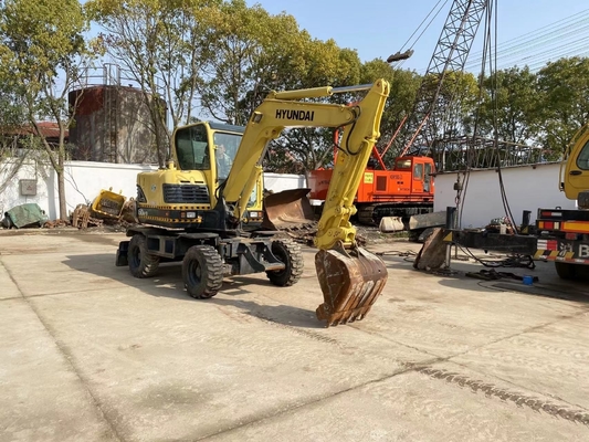 中古 KOREA HYUNDAI R60W-9 輪式掘削機 6トン クローラー掘削機 建設用