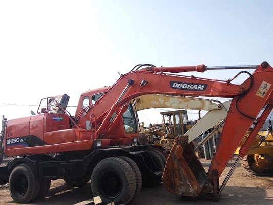 使用済みDOOSAN 150W-7 輪掘削機 15 トン掘削機 0.7m3 バケツ容量