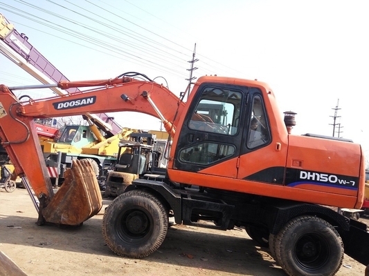 使用済みDOOSAN 150W-7 輪掘削機 15 トン掘削機 0.7m3 バケツ容量