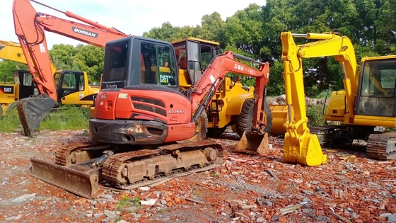 5トンのクローラー掘削機 日本 クボタ KX155-5 ビジネス用古着掘削機