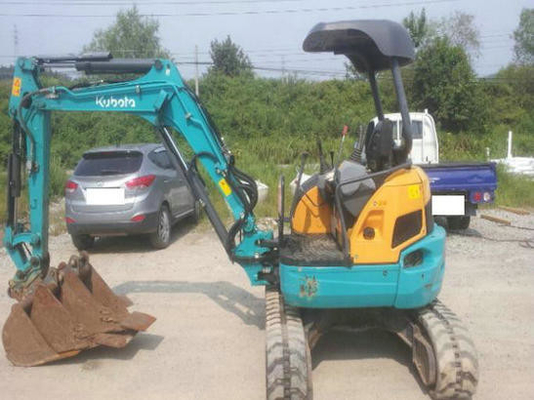 非常な状態で使用されている Kubota U30 ミニ掘削機 水力クローラー 建設機械