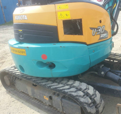 非常な状態で使用されている Kubota U30 ミニ掘削機 水力クローラー 建設機械