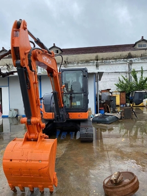 中古 HITACHI ZX55 ミニ掘削機 5.5 トンの小型掘削機