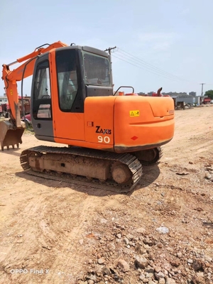 中古のHITACHI ZX90掘削機 優れた作業状態 9TON 作業重量