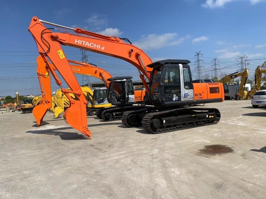 中古 クローバー 掘削機 HITACHI ZX200 素晴らしい状態で 20トンの小さな掘削機
