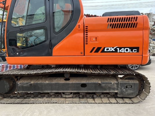 中古水力クローラー掘削機 14TON 稼働重量 ドーサン DX140LC掘削機