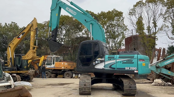 上海で1.1m3のバケツ容量と20000KGの重量を持つ中古KOBELCO SK200掘削機