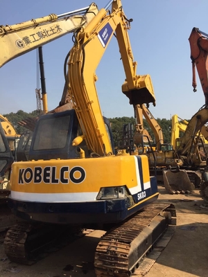 原色 上海で使用されたKOBELCO SK03 低労働時間の掘削機