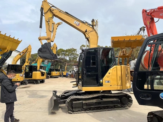 日本製 中古キャタピラー307.5 ミニ掘削機 低時 7500kg 機械重量