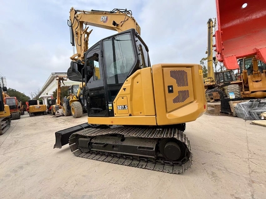 日本製 中古キャタピラー307.5 ミニ掘削機 低時 7500kg 機械重量