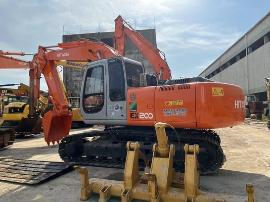 中古のHITACHI EX200 Zaxis 120-6 エグバレーター,ISUZU エンジンとビッカース液圧バルブ