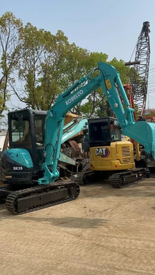 コベルコ SK35 水力掘削機 3トンのクローラーマシンとオリジナルカラー