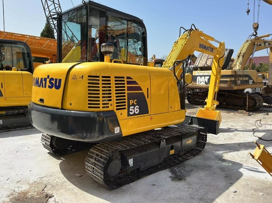 状態良好 クローラー ミニ 掘削機 コマツー PC56 中古 日本原装 5T ミニ掘削機