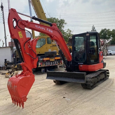 低労働時間 6トン KUBOTA KX165-5 エグババター 日本原産 水力小型掘削機