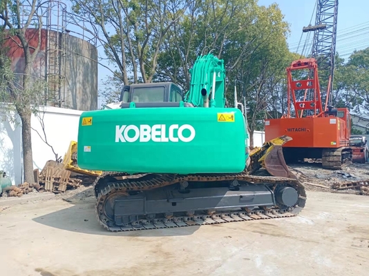 日本製 コベルコ SK200 エグババター オリジナルペイントとリユアン液圧バルブ