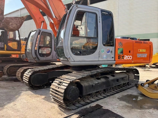 中古 掘削機 ヒタチ EX200-3 良い状態で,価格が安く,赤色